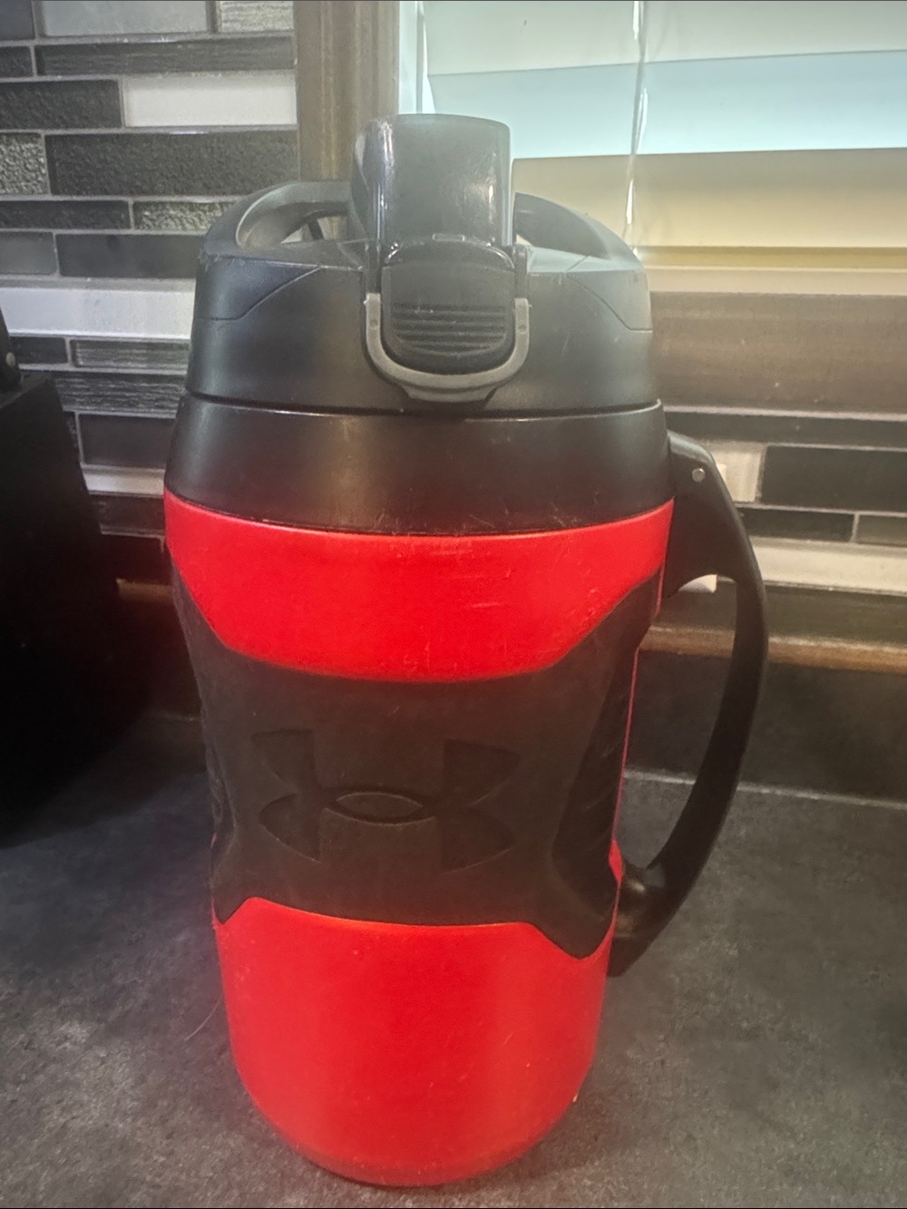 Under Armour Red and Black Insulated Sports Jug